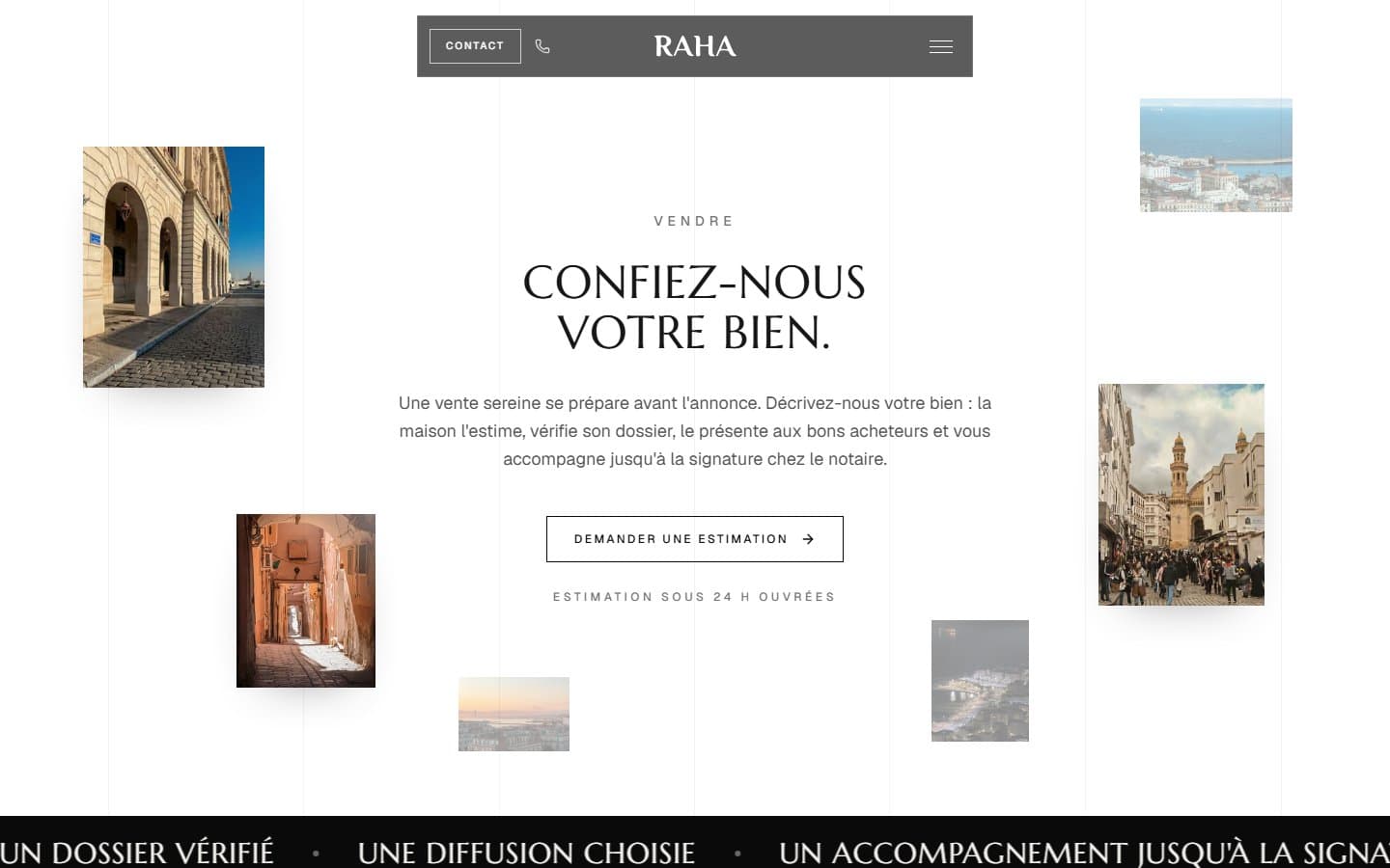 The selling page
